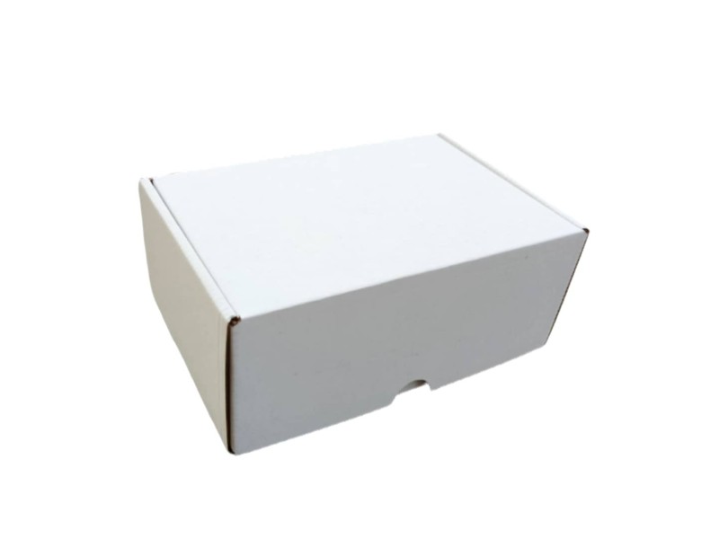 BOITE 20*13*08 CM BLANC (50 PCS)