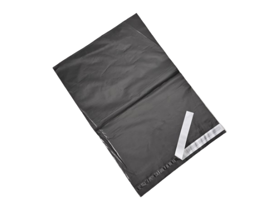 Sac d'Expédition Noir 20x30 cm | Plastique Résistant avec Adhesif